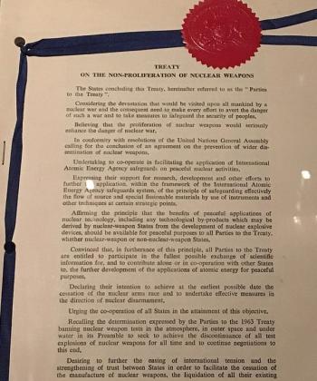Nuclear Nonproliferation Treaty