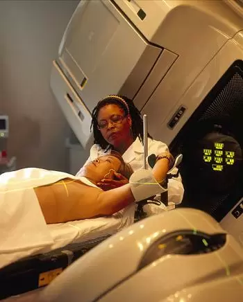 What is teletherapy in nuclear medicine?