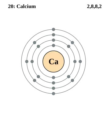 Atomic mass of calcium (Ca)